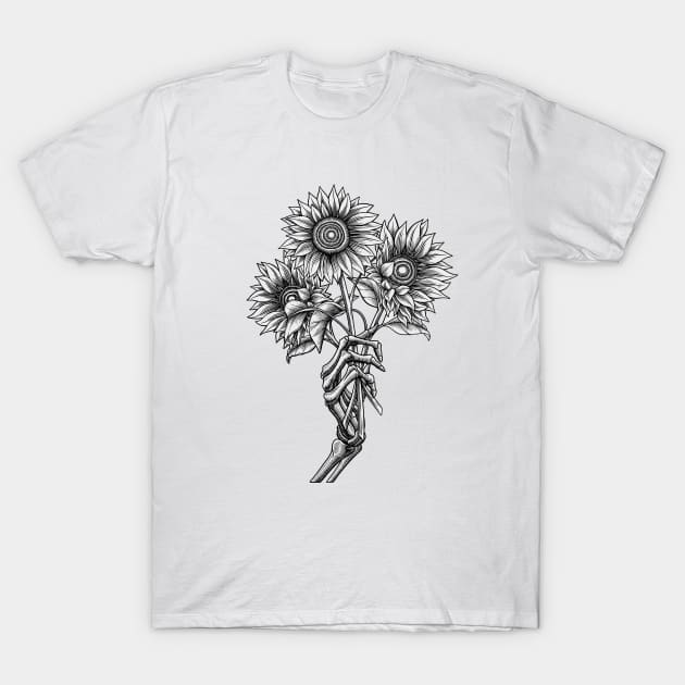 Bouquet T-Shirt by Arjanaproject